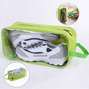 Travel Shoes Organizer Storage Bag-Green (pack 02)