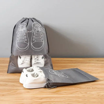 Portable Shoe Organizer Drawstring Bag (pack 02)